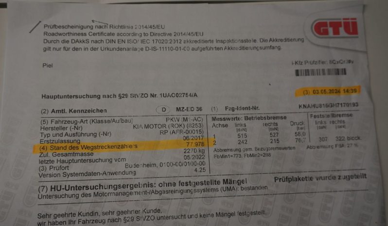 
								1.6CRDI* 87000km*Kamera*Navi*klimatronic* full									